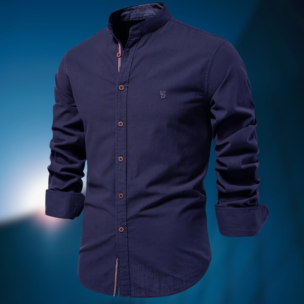 Tobias™ | Modernes Langarm-Poloshirt Herren