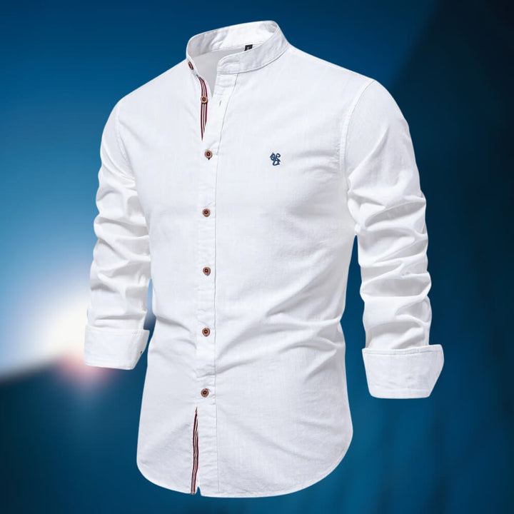 Tobias™ | Modernes Langarm-Poloshirt Herren